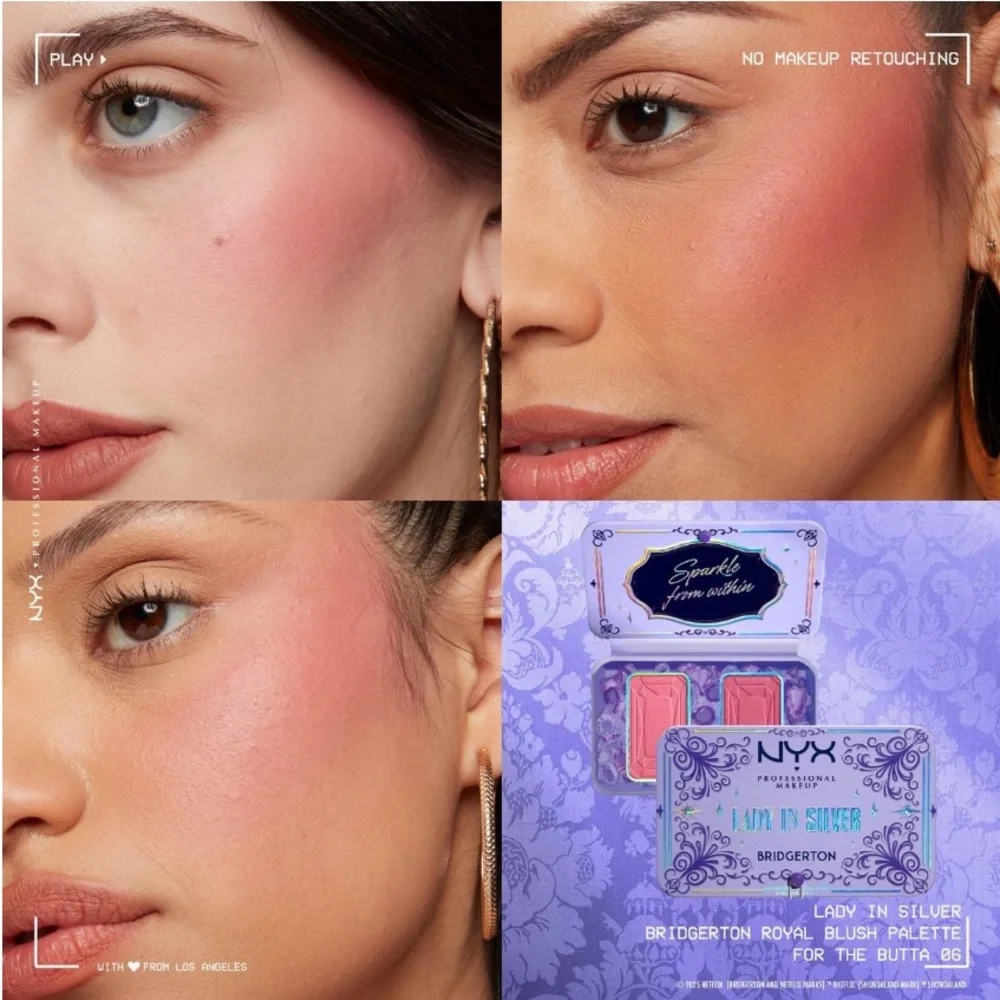 NYX Bridgerton Buttermelt Royal Blush Duo “Lady In Silver”